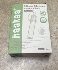 Haakaa Colostrum Collector Kit 6pcs w/ Cloth Wipe & Storage Case New