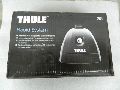 Thule 751 FOOT PACK - 751000.For Fixpoints.NOS - In Sealed Box.Roof Bar Fitting.