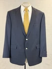 Hart Schaffner Marx USA Men's Navy Blue Blazer 48R Two Button $695