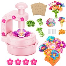 Fabric Flower Bouquets Toys,DIY Craft Kits for Kids,Arts and Crafts Toy for 3...