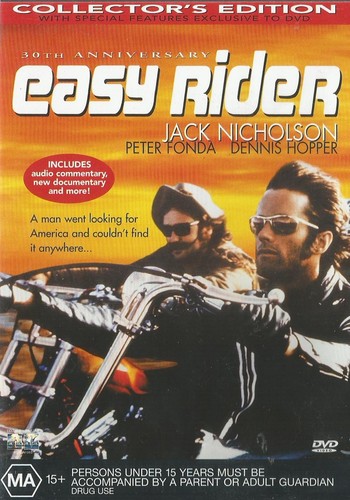 Easy Rider (Dvd,1969) Peter Fonda NEW & SEALED COLLECTOR'S EDITION PAL ...