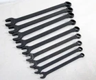 Snap-on Black Oxide 9-Piece SAE Combination Wrench Set GOEX12B - GOEX28B USA
