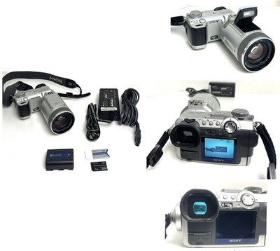 Sony Cyber-shot DSC-F717 5.0MP Digital Camera w/ Charger & 1 GB Memory Stick