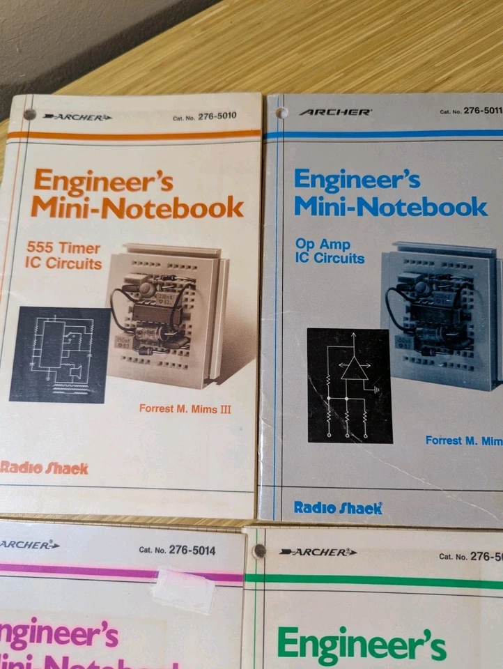 KSE Lot Of 8 Radio Shack Archer Engineer’s Mini-Notebook Forrest Mims  - Image 2 of 4