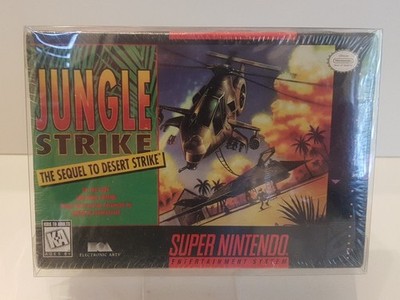 Nintendo SNES-OVP-NTSC US-Jungel Strike:The Sequel to Desert Strike/NEU ungeöf 