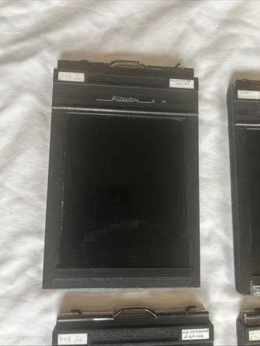 Menge 6 Graflex Riteway #1284 Kunststoff Film Halter für 4x5 geschnitten Blatt Film - Bild 7 von 19