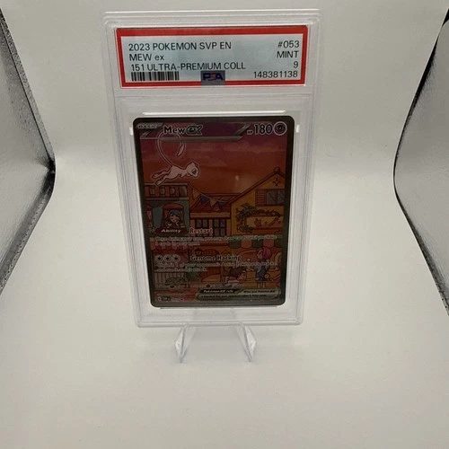 Mew ex 053 Sv: Scarlet & Violet Promo Cards Holo PSA 9
