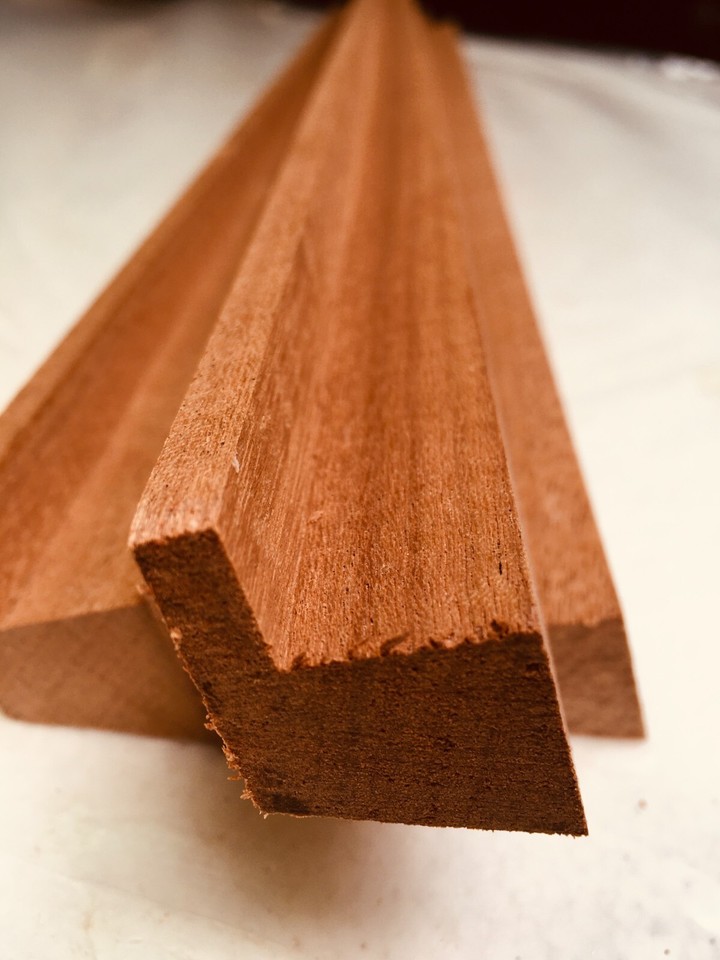 Mahogany Timber Hardwood Hockey Stick Trim Moulding Glazing Bead 34 X