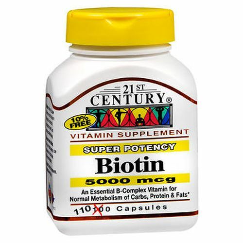 21st Century Biotine 110 Capuchons Par - Photo 1/1