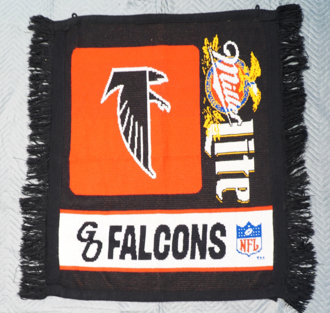 Atlanta Falcons Miller Lite Blanket Hanging Banner Knitted x