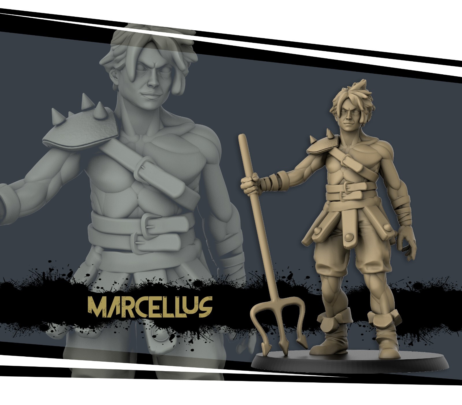 Miniatura Nekomimi Anime &ndash; Monaco Combattente &ndash; Per D&amp;D 5e DSA &ndash; Stampata In Resina 4K