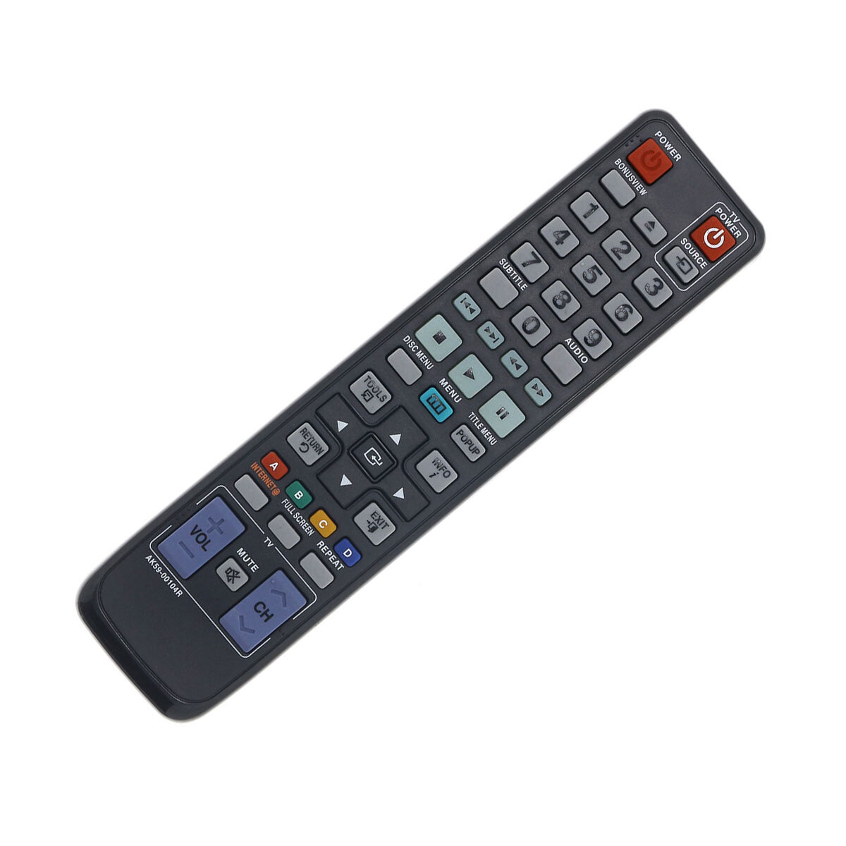 Thumbnail - Ersatz Fernbedienung Für Samsung Bdc5500xse Blu-ray Player