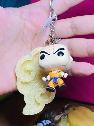 1 Custom Krillin Funko Pocket Pop Mini Dragon Ball Z Advent Calendar Keychain