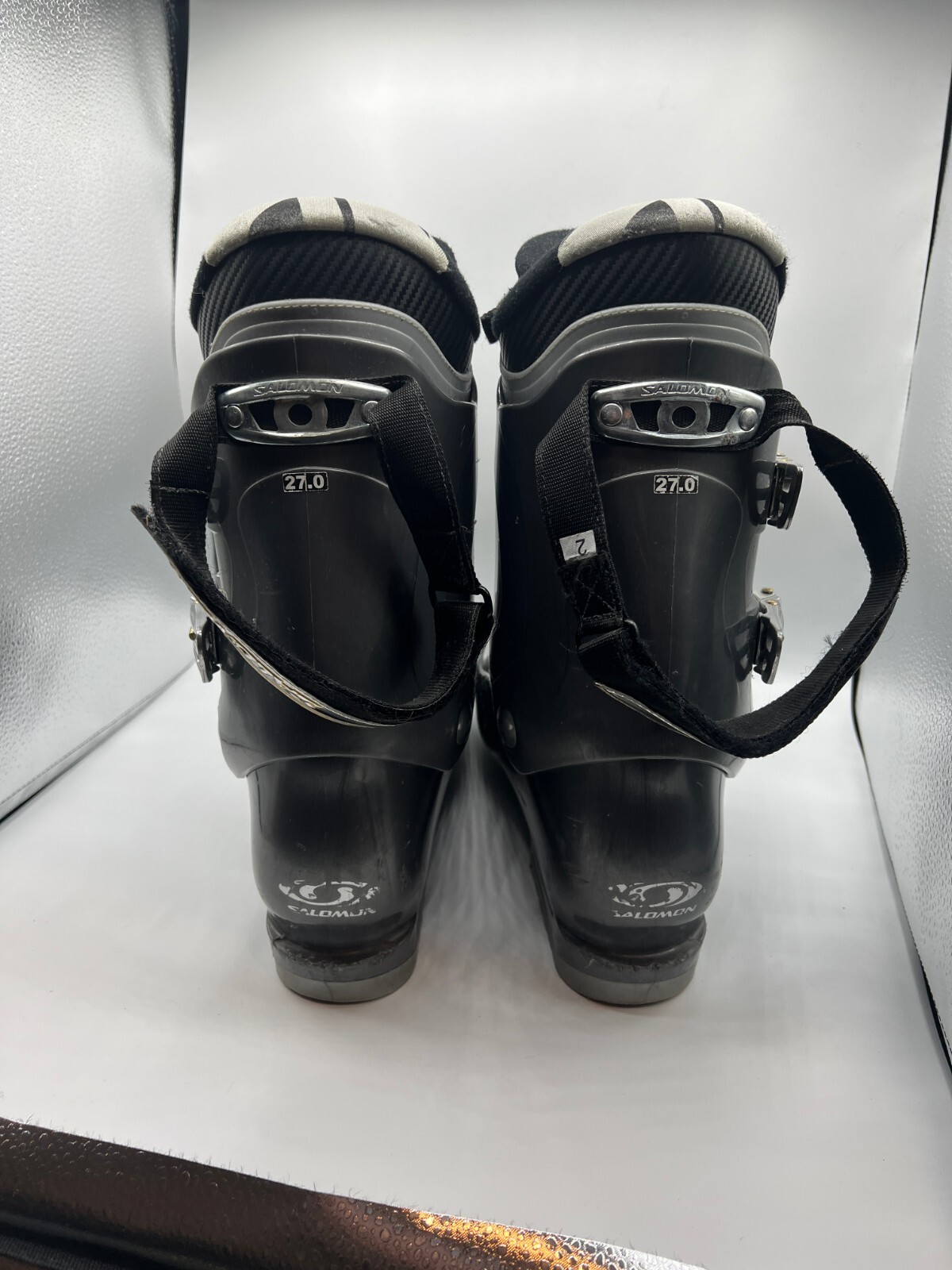 Scarponi da sci Salomon Alu Mission grigio e argento 317 mm 27 27 5