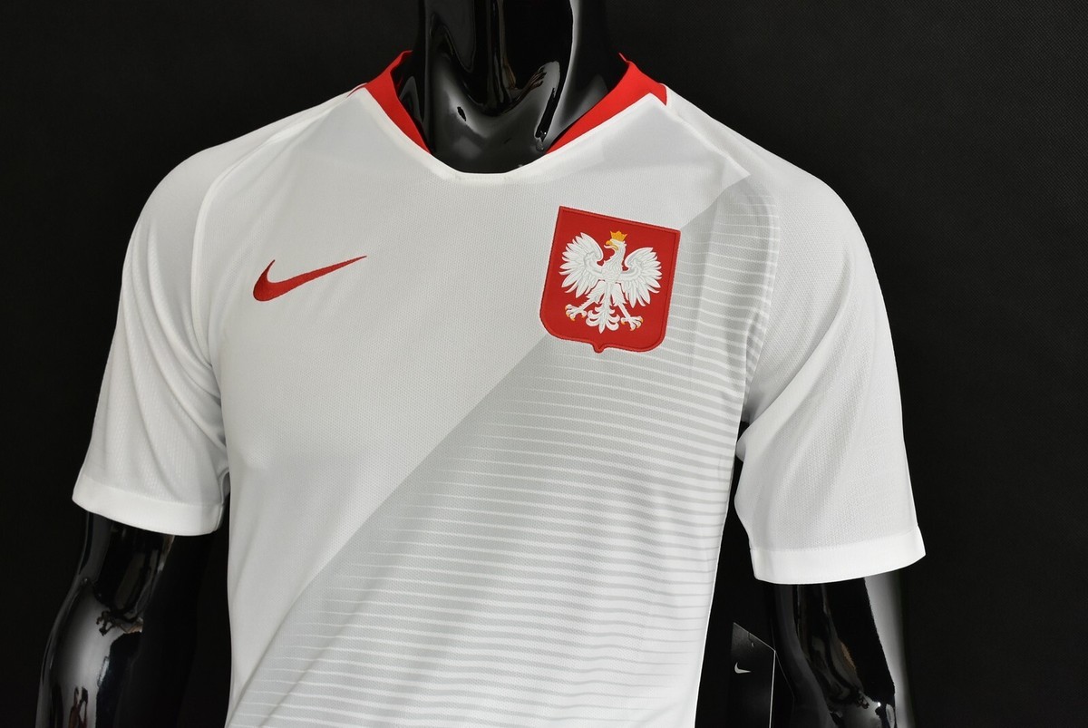 POLSKA 2018-19 NIKE Poland Home Football AUTHENTIC Shirt World Cup