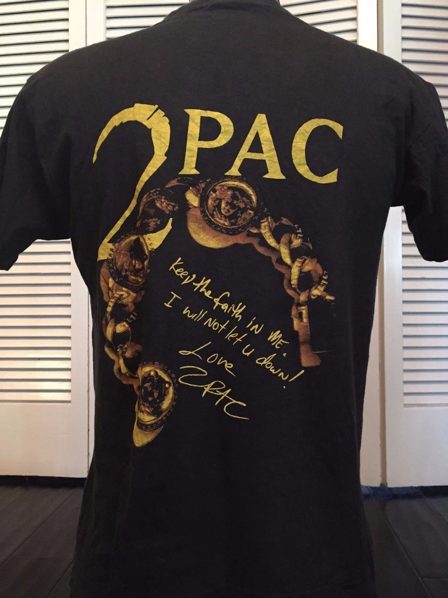 Vintage Tupac All Eyez On Me Tour Shirt Size Medium / Large 2 Pac Rap Hip  Hop