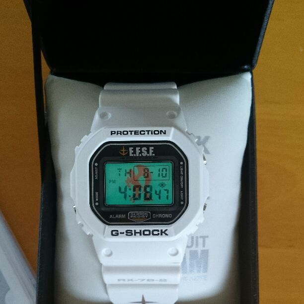 Casio G-Shock RX-78-2 Gundam 30th Anniversary DW-5600VT EMS Casio G-Shock RX-78-2 Gundam 30th Anniversary DW-5600VT EMS