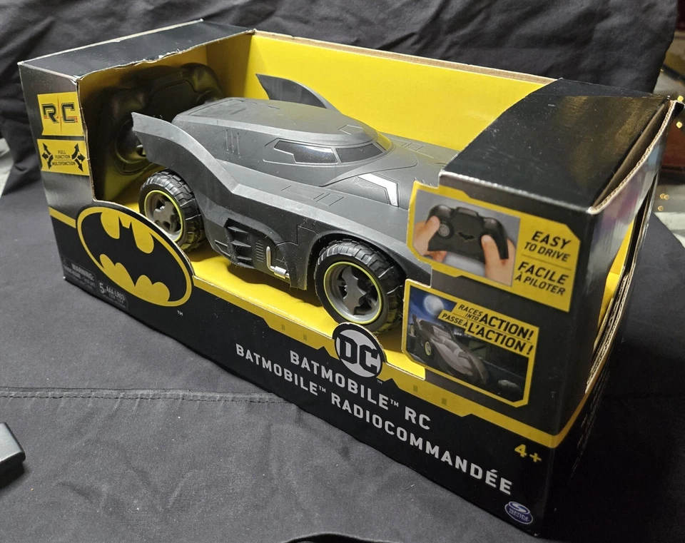 Batman Rc Batmobile Remote Control Car Complete By Spinmaster DC Toy - Image 2 of 2