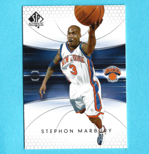 2004-05 Upper Deck SP Authentic Stephon Marbury #60 Basketball