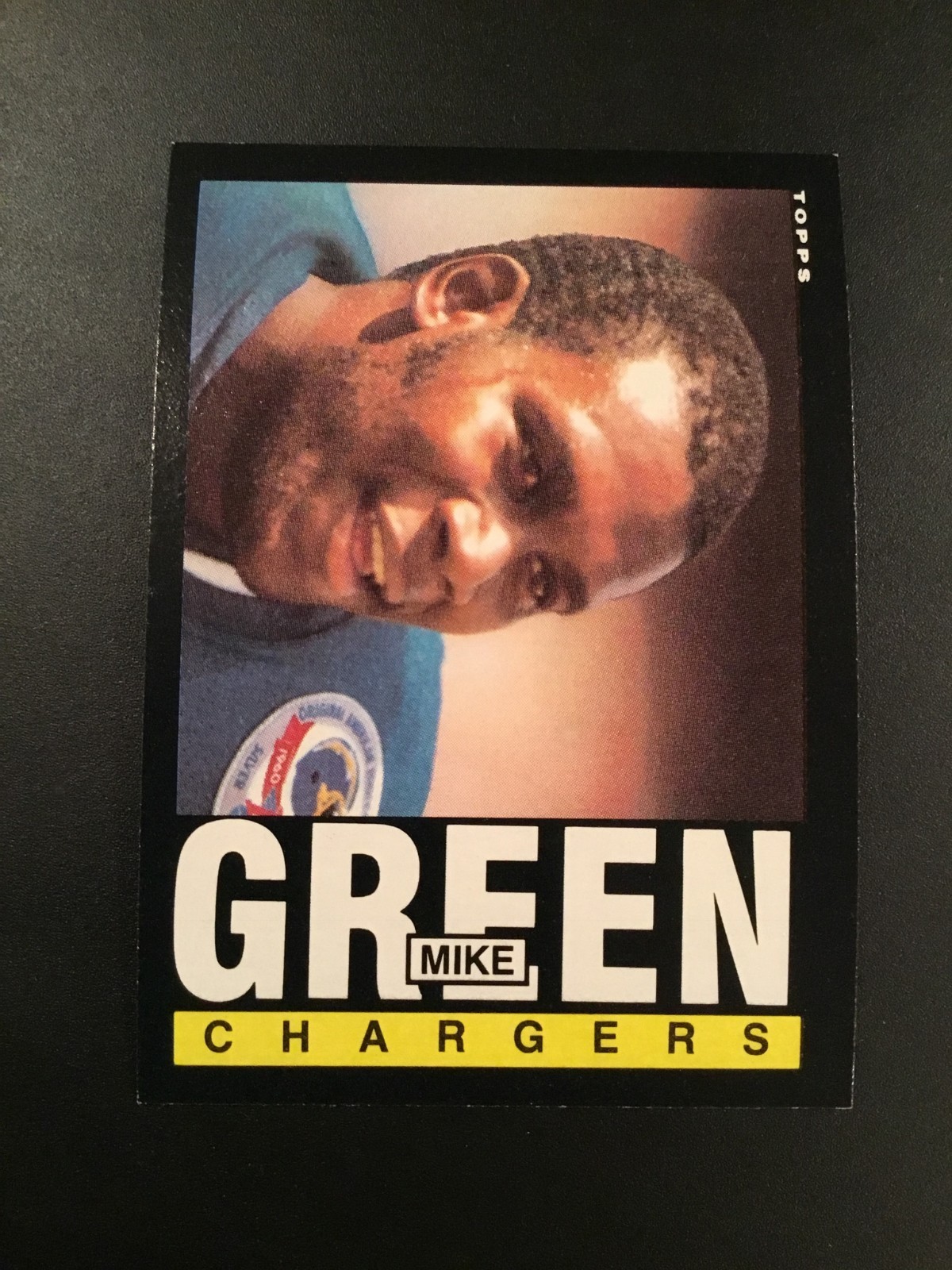 1985 Topps # 373 MIKE GREEN ROOKIE San Diego Chargers 