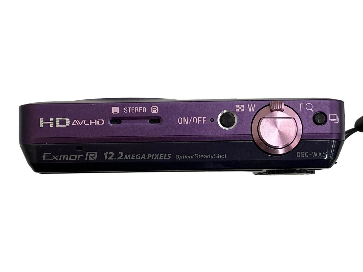 SONY Digital Camera Purple DSC-WX5 Cyber Shot 5x Optical SONY Digital Camera Purple DSC-WX5 Cyber Shot 5x Optical