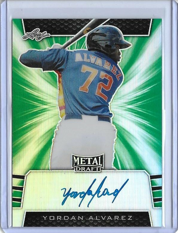 スポーツ選手 Yordan Alvarez RC Auto Yordan Alvarez Auto 2018 Bowmans Best Rookie Rc Auto | eBay