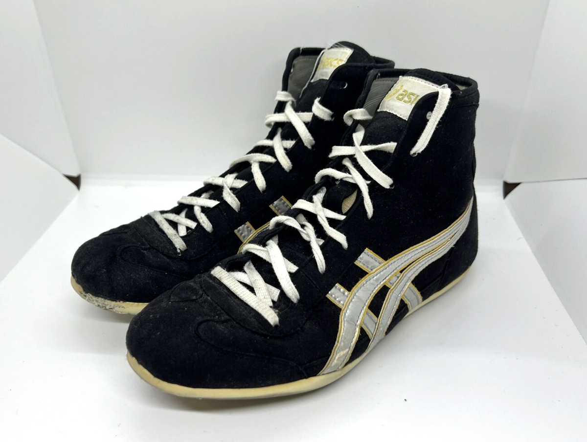 ASICS WRESTLING メンズ シューズ ブラック Amazon.com | ASICS Men's Split Elite Wrestling Shoes, 4