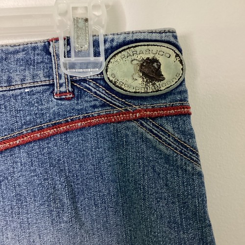 Parasuco Vintage Jeansrock lang bestickt Damen 2 - Bild 4 von 9