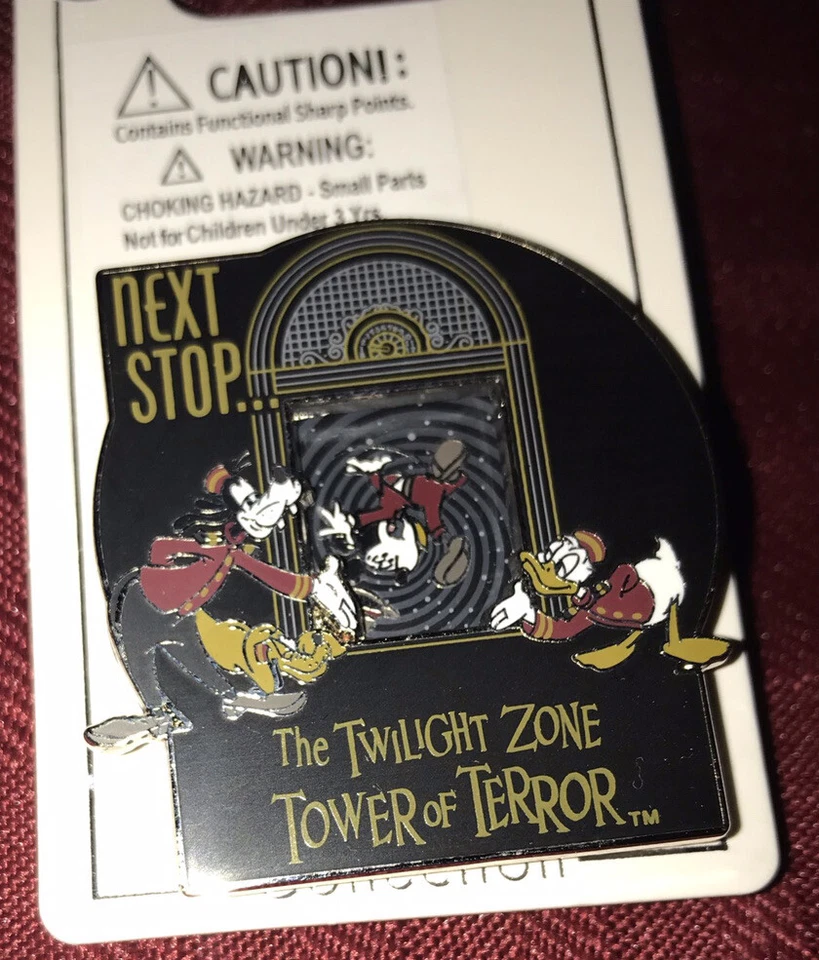 Juego de 9 prendedores Torre del Terror 2020 de los parques de Disney nuevo estilo vintage Mickey Minnie Goof Foto 4 de 4
