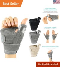 Comfortable Compression Brace for Thumb  Wrist - Ideal for Daily Use  Recovery
