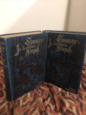 Henry M Staanley In Darkest Africa German Language Complete With Maps In Two Vol