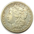 1893-CC Morgan Silver Dollar $1 - Rare Carson City Coin - VF Details