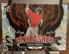 2023 DONRUSS BASEBALL UNLEASHED  ROBERT HASSELL NATIONALS #U17