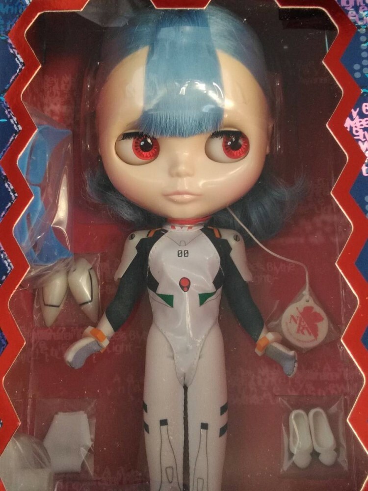 Neo Blythe x Rei Ayanami Meets Blythe White Light Doll