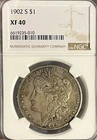 1902-S NGC XF40 Morgan Silver Dollar