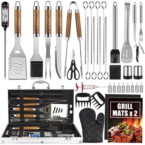 BBQ Grill Accessories Set, 38Pcs Stainless Steel Grill Tools-JZH7