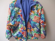 Reduced 10% Head Vintage Womens Reversible Jacket W/front Zipper Pockets, Medium
