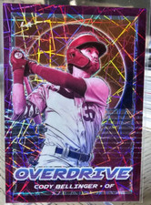 2021  Panini Chronicles Overdrive Purple Velocity #19 Cody Bellinger Dodgers
