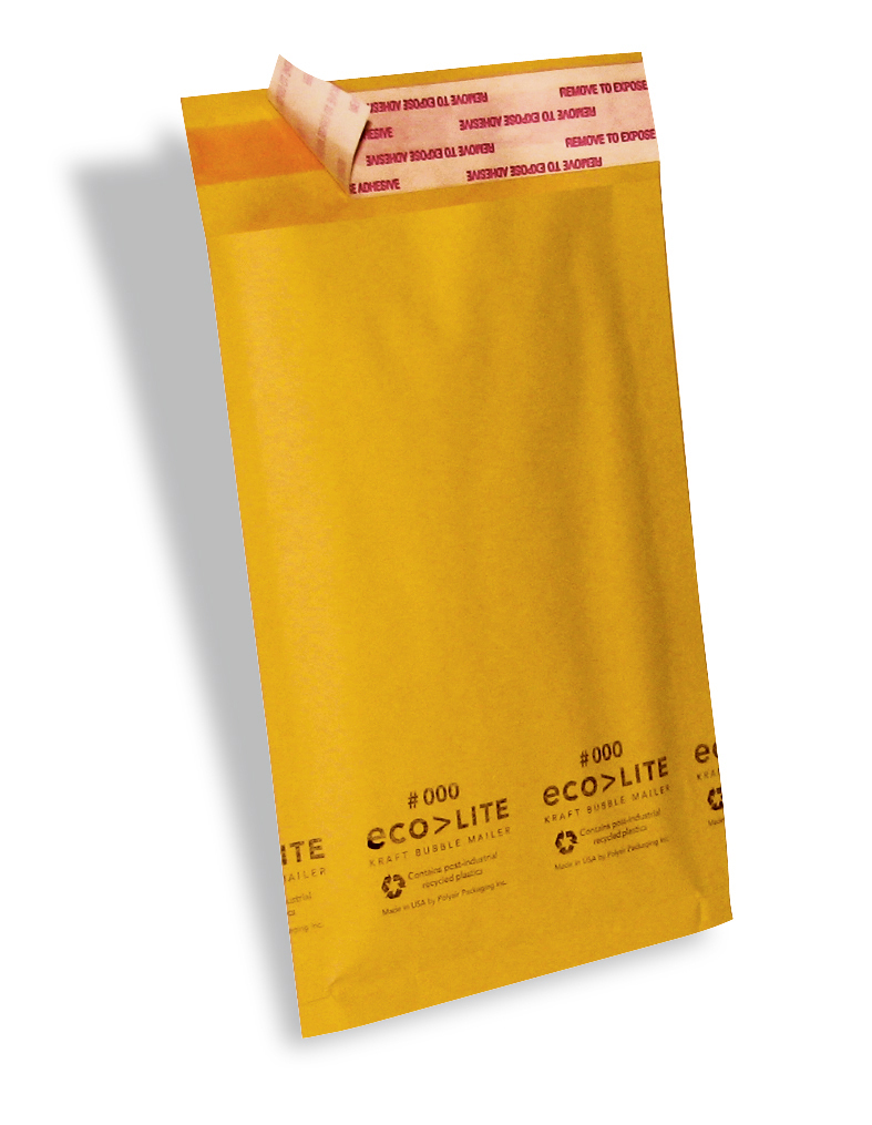 2000 4x8 000 Ecolite Brand Made In (USA) Kraft Bubble Mailers Padded