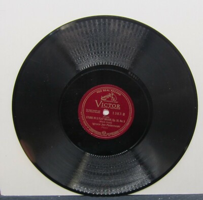 Ignace Jan Paderewski - Etude in C Minor & Etude in G Flat Major - 78 RPM  1937