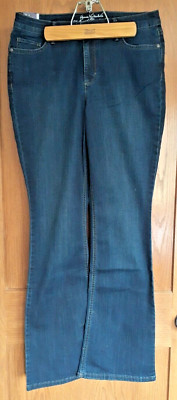 Gloria Vanderbilt Women Jeans Midrise Bootcut Belleville Blue 10 Average NWT