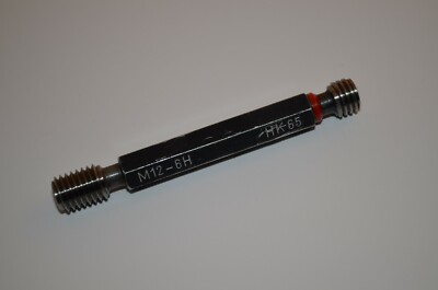 Thread Gauge M12-6H Tap & Piston RHV12213