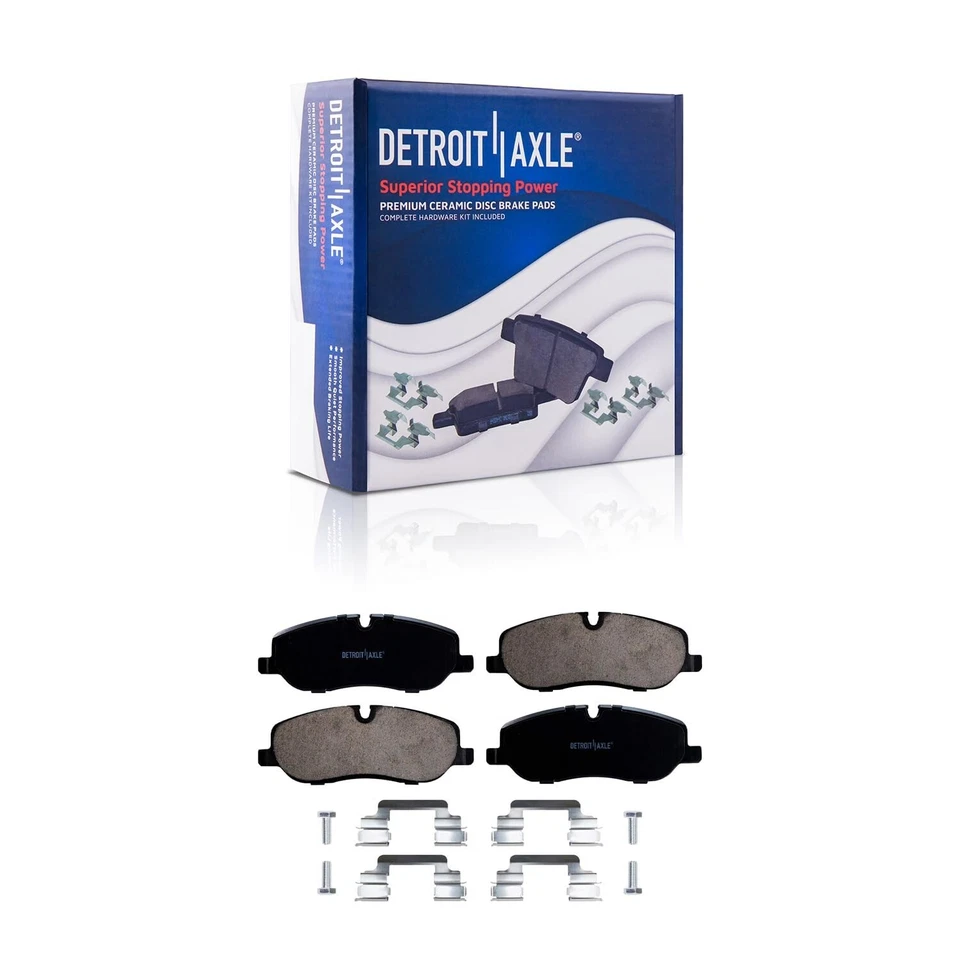 Front Drilled Rotors Brake Pads for 2006 - 2009 Land Rover LR3 Range Rover Sport - Image 4 of 4