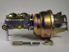 1955 1956 1957 Chevy Car 8" Dual Zinc Power Brake Booster Conversion Kit Bel Air