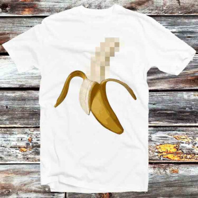 T-Shirt Dirty Censored Peeled Banana B764