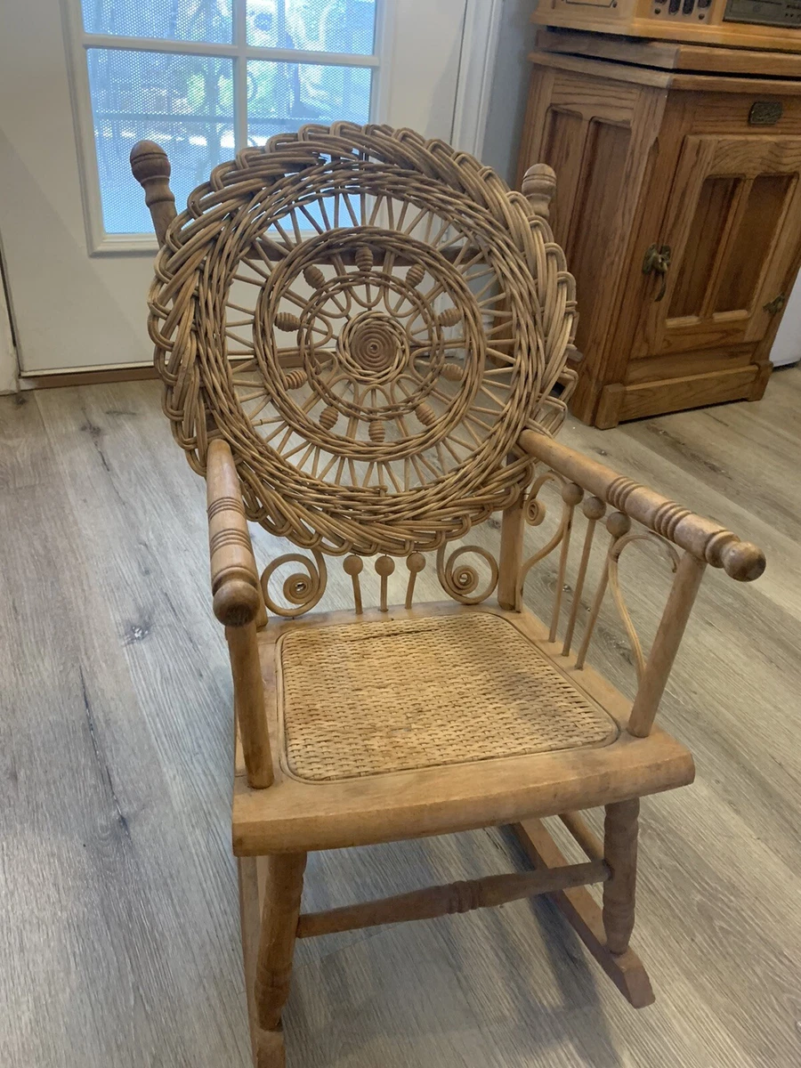 Child rattan chair sale