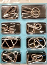 Metal IQ Brain Teaser Puzzles