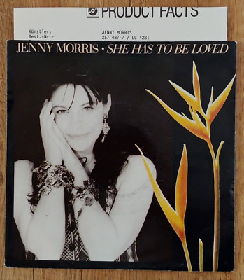 Single 7'' Vinyl - Jenny Morris - She Has To Be Loved - mit Product Facts - 1989