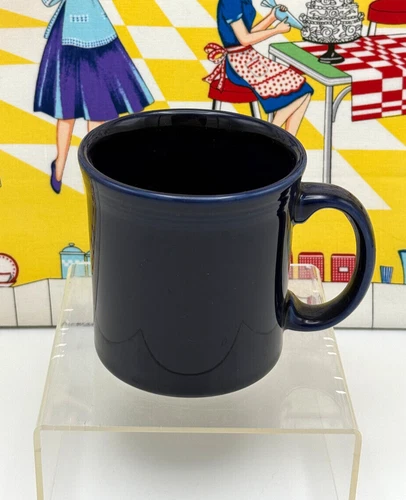 Fiesta Java Mug D Handle 12oz Cobalt Blue Retired HLC Post 86 Fiestaware