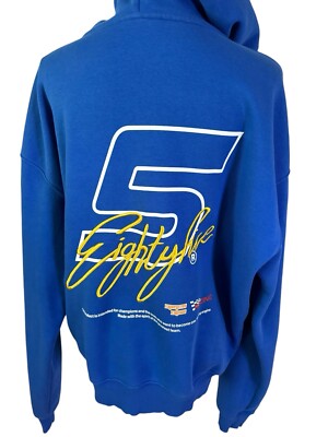 トップス S.F.C SUPER BIG BOARDER EIGHTY FIVE Blue Racing Heavy Oversized Zip Hoodie Size Medium | eBay